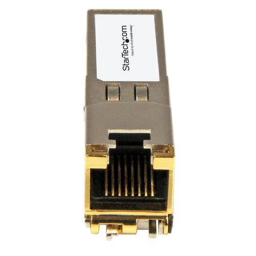 StarTech.com Brocade E1MG-TX Compatible SFP Module - 1000BASE-T - SFP to RJ45 Cat6/Cat5e - 1GE Gigabit Ethernet SFP - RJ-45 100m