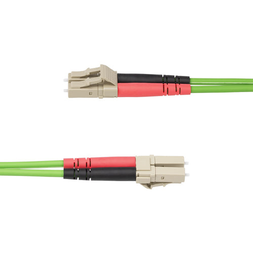 StarTech.com 20m (65.6ft) LC to LC (UPC) OM5 Multimode Fiber Optic Cable, 50/125µm Duplex LOMMF Zipcord, VCSEL, 40G/100G, LSZH Fiber Jumper Cord