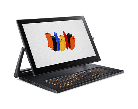 Acer ConceptD CN917-71-96FM Intel® Core™ i9 i9-9980HK Hybrid (2-in-1) 43.9 cm (17.3") Touchscreen 4K Ultra HD 32 GB DDR4-SDRAM 1 TB SSD NVIDIA® GeForce RTX™ 2080 Wi-Fi 5 (802.11ac) Windows 10 Home Black
