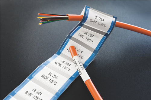 DYMO XTL Heat-Shrink Label Tubes | 6 mm x 2.7 m | Black on White