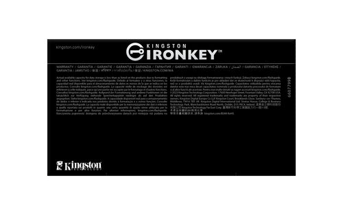 Kingston Technology IronKey 256GB D500S FIPS 140-3 Lvl 3 AES-256