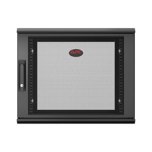 APC NetShelter WX AR109SH4 - 9U, 19 inch patch cabinet, Wall mount, Pre-assembled, 400MM deep