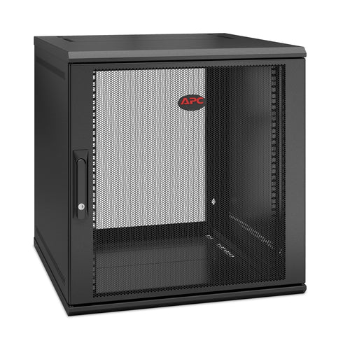 APC NetShelter WX AR112SH6 - 12U, 19 inch patch cabinet, Wall mount, Pre-assembled, 600MM deep