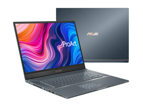 ASUS ProArt StudioBook Pro 17 W700G3T-XH77 laptop Intel® Core™ i7 i7-9750H 43.2 cm (17") WUXGA 16 GB DDR4-SDRAM 1 TB SSD NVIDIA® Quadro® RTX 3000 Max-Q Wi-Fi 6 (802.11ax) Windows 10 Pro Grey