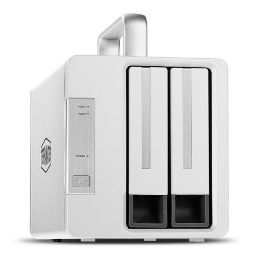 TerraMaster D2 Thunderbolt 3 disk array 0 TB Desktop Grey