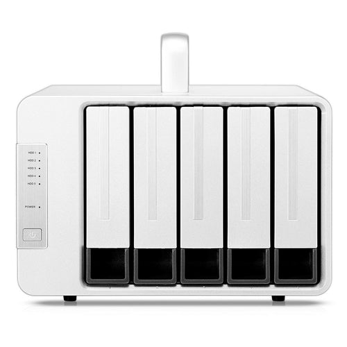 TerraMaster D5 Thunderbolt 3 disk array 0 TB Desktop Grey