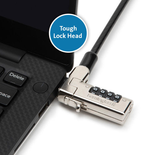 Kensington Slim N17 Serialised Combination Laptop Lock for Wedge-Shaped Slots