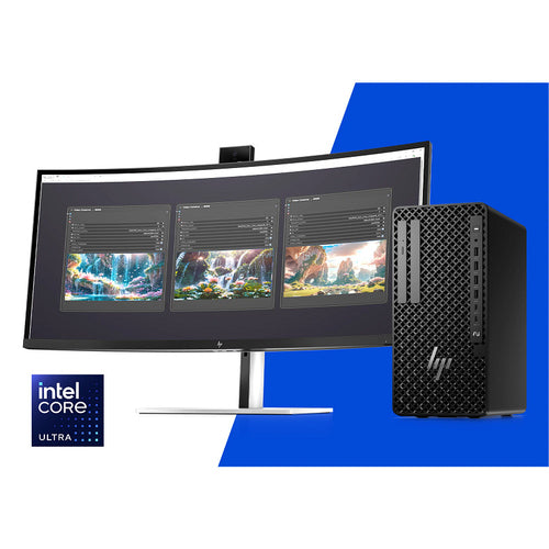 HP Z1 Tower G1i Desktop PC Wolf Pro Security Edition Intel Core Ultra 7 265 64 GB DDR5-SDRAM 1 TB SSD Windows 11 Pro Workstation AI Workstation, AI PC Black