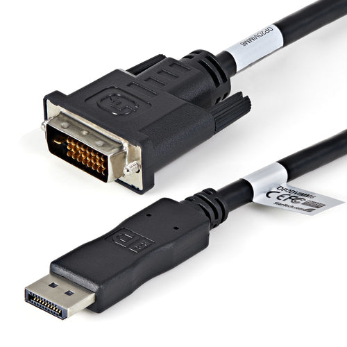 StarTech.com 10-Pack 6ft DisplayPort to DVI Cable - DisplayPort 1.2 to DVI-D Video Adapter Cable - 1080p - Passive DP++ to DVI Monitor Converter Cable - DP to DVI Digital Display - M/M