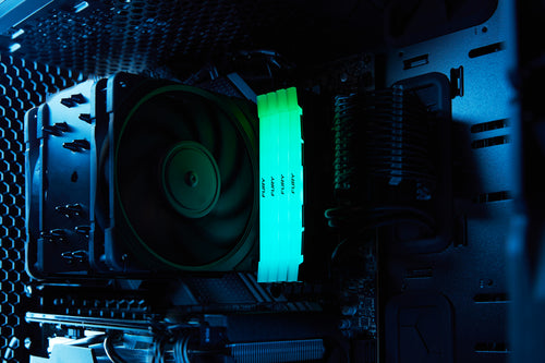 Kingston Technology FURY 128GB 3200MT/s DDR4 CL16 DIMM (Kit of 4) Renegade RGB