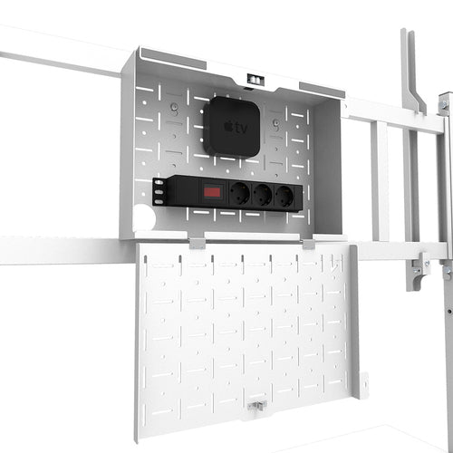 Neomounts FL50-575WH1 TV trolley 65-115" - fast installation - TÜV