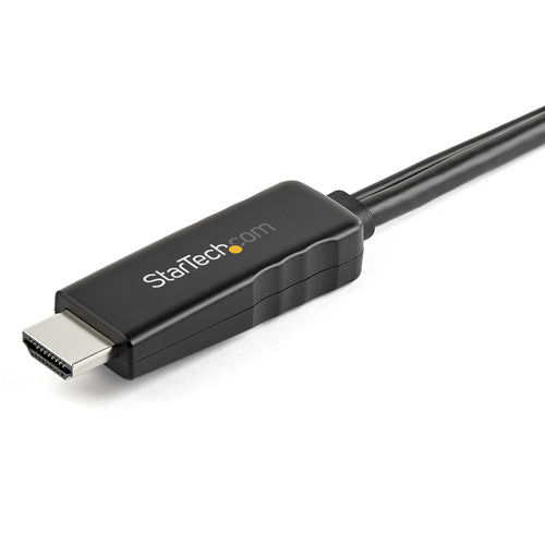 StarTech.com 6ft (2m) HDMI to Mini DisplayPort Cable 4K 30Hz - Active HDMI to mDP Adapter Converter Cable with Audio - USB Powered - Mac & Windows - Male to Male Video Adapter Cable