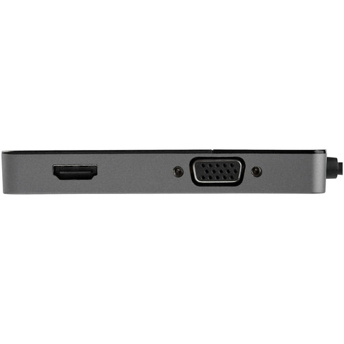 StarTech.com USB 3.0 to HDMI and VGA Adapter - 4K/1080p USB Type-A Dual Monitor Multiport Adapter Converter - External Video Graphics Card for Multiple Screens - Multi Display USB Adapter