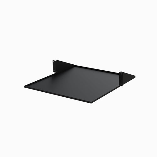 StarTech.com 2U 19" 2-Post Network Rack Shelf - 20in Deep Center Mount Cantilever Tray Rackmount Shelf for AV/Data Equipment with Cage Nuts & Screws 75lb Weight Capacity