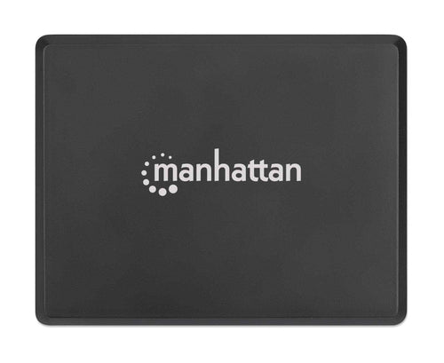 Manhattan Smart Video Multiport Dock, Ports (x5): HDMI Port, USB-A (x2), USB-C (x2), With Power Delivery to USB-C Port, Internal Power Supply, Ultra-Compact, Detachable Power Cable, Black, Three Year Warranty, Retail Box