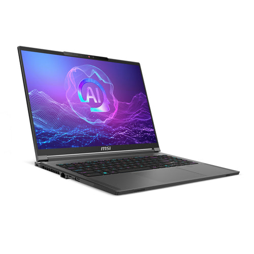 MSI Creator A16 AI+ A3HVFG-038US AMD Ryzen AI 9 HX 365 Laptop 40.6 cm (16") Quad HD+ 32 GB LPDDR5x-SDRAM 1 TB SSD NVIDIA GeForce RTX 4060 Wi-Fi 7 (802.11be) Windows 11 Pro Grey
