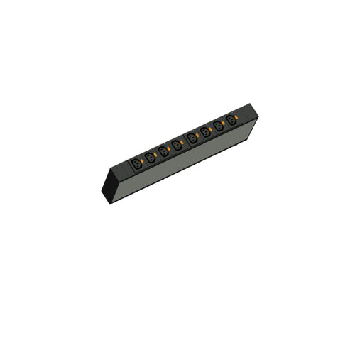 Middle Atlantic Products LP-62211 power distribution unit (PDU) 8 AC outlet(s) 1U Black, Silver
