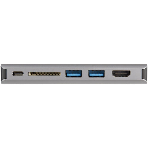 StarTech.com USB C Multiport Adapter - USB-C Mini Travel Dock w/ 4K HDMI or 1080p VGA - 3x USB 3.0 Hub, SD, GbE, Audio, 100W PD Pass-Through - Portable Docking Station for Laptop/Tablet