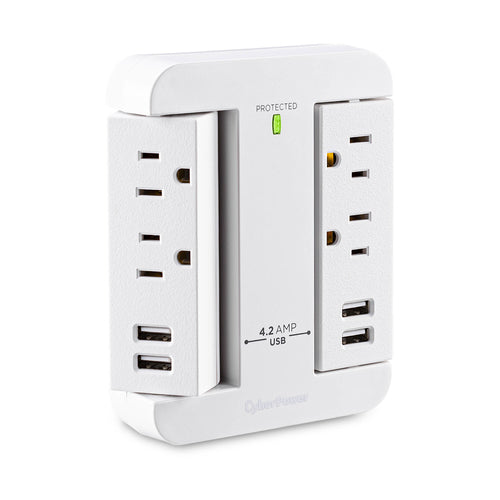 CyberPower GP400U4AWH surge protector White 4 AC outlet(s)