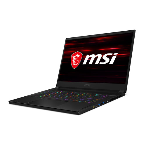 MSI Gaming GS66 10SE-684 Stealth Intel® Core™ i7 i7-10750H Laptop 39.6 cm (15.6") Full HD 16 GB DDR4-SDRAM 512 GB SSD NVIDIA® GeForce RTX™ 2060 Wi-Fi 6 (802.11ax) Windows 10 Home Black
