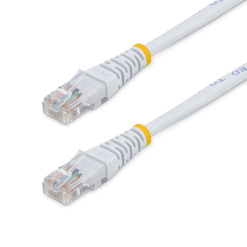 StarTech.com 2 ft White Molded Category 5e (350 MHz) UTP Patch Cable networking cable 0.61 m