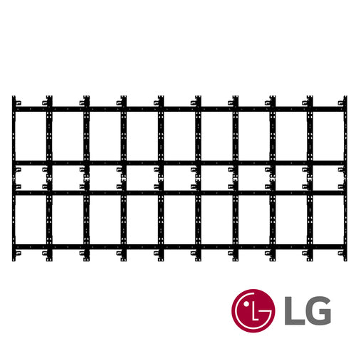 Chief TiLEDTM 10x10 dvLED Wall Mount Kit for LG LSBB 271" with Side Covers