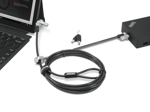 Lenovo 4XE1B81918 cable lock Black 1.8 m