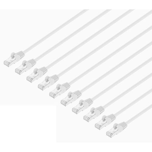 Intellinet 744898 networking cable White 1.5 m Cat8.1 U/FTP (STP)