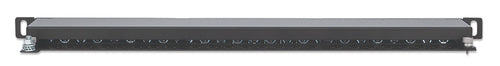 Intellinet Patch Panel, Cat6a, FTP, 24-Port, 19", 0.5U, Shielded, 90° Top-Entry Punch Down Blocks, Black