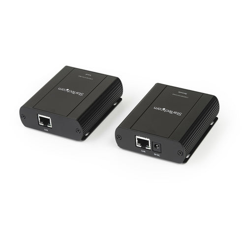 StarTech.com USB 2.0 Extender over Cat5/Cat5e/Cat6 Ethernet Cable (RJ45) - 330ft/100m Industrial USB Extender Adapter Kit w/ ESD Protection & Metal Case - Externally Powered - 480 Mbps