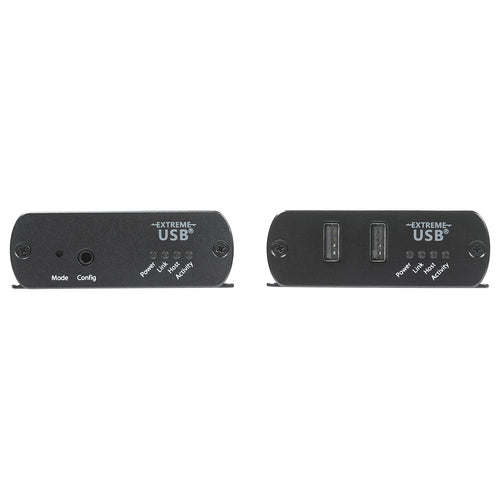StarTech.com 2 Port USB 2.0 Extender Hub over Cat5e/Cat6 Cable (RJ45) - 330ft/100m Industrial Metal USB Extender Adapter Kit w/ ESD Protection - Externally Powered - 480 Mbps