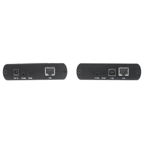 StarTech.com 4 Port USB 2.0 Extender Hub over Cat5e/Cat6 Ethernet Cable (RJ45) - 330ft/100m Industrial Metal USB Extender Adapter Kit w/ ESD Protection - Externally Powered - 480 Mbps