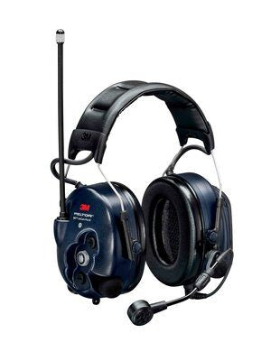 3M Peltor WS Litecom Pro III Headset Wireless Head-band Office/Call center Bluetooth Black, Navy