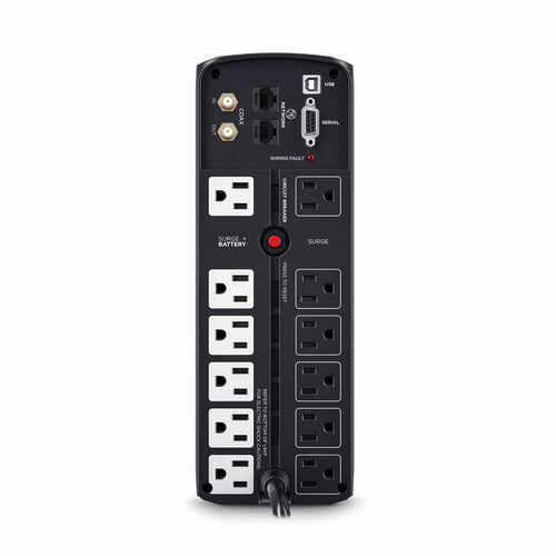 CyberPower CP1500AVRLCDTAA uninterruptible power supply (UPS) Line-Interactive 1.5 kVA 900 W 12 AC outlet(s)