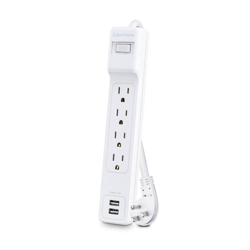 CyberPower P403URC1 surge protector White 4 AC outlet(s) 900 m