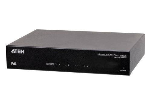 ATEN VE44PB network extender Network transmitter & receiver Black