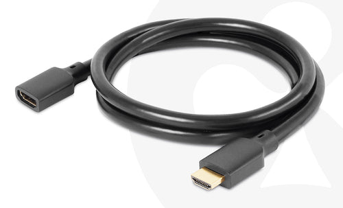 CLUB3D Ultra High Speed HDMI Extension Cable 4K120Hz 8K60Hz 48Gbps M/F 1 m / 3.28 ft 30AWG