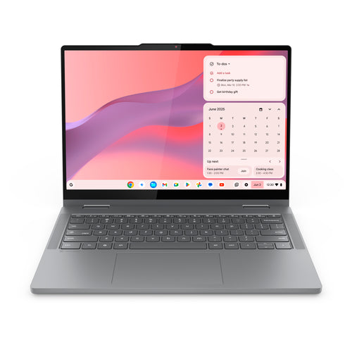 Lenovo Chrome 2in1 14IRU10 Intel Core 7 250U Chromebook 35.6 cm (14") Touchscreen WUXGA 16 GB 512 GB SSD Wi-Fi 6E (802.11ax) ChromeOS Grey