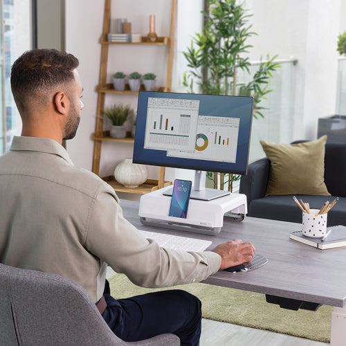 Fellowes Breyta Monitor Stand - White
