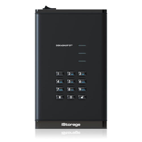iStorage diskAshur DT³ HDD 20TB | Secure Portable Desktop Drive |FIPS 140-3 Level 3 pending| AES-XTS 256-bit Hardware Encryption | Common Criteria EAL5+ (Hardware Certified) | PIN protected | OS & Platform Independent |GDPR, TAA Compliant|Brute force