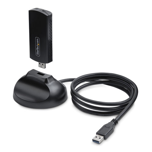 StarTech.com AX54005A-USB-WIFI-6E network card WLAN 2402 Mbit/s