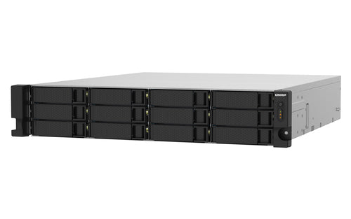 QNAP TS-1232PXU-RP NAS Rack (2U) Annapurna Labs Alpine AL-324 4 GB DDR4 0 TB QNAP Turbo System Black
