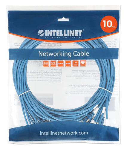 Intellinet 743761 networking cable Blue 5 m Cat8.1 U/FTP (STP)