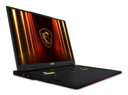 MSI Raider 18 HX AI A2XWJG-841US Intel Core Ultra 9 285HX Laptop 45.7 cm (18") UHD+ 32 GB DDR5-SDRAM 1 TB SSD NVIDIA GeForce RTX 5090 Wi-Fi 7 (802.11be) Windows 11 Home Black