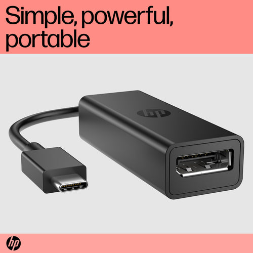 HP USB-C to DisplayPort Adapter G2 TAA Black
