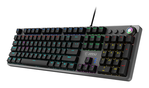MSI FORGE GK310 keyboard Gaming USB QWERTY US International Black