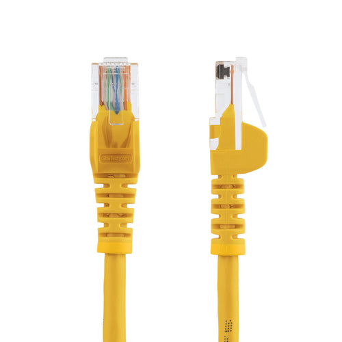 StarTech.com Cat5e patch cable with snagless RJ45 connectors – 15 ft, yellow