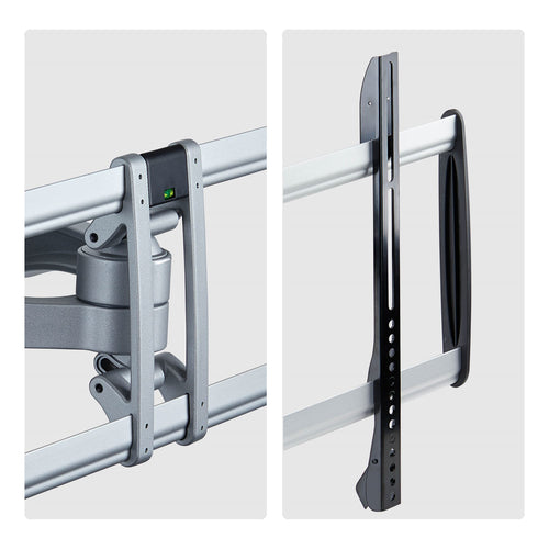 StarTech.com Heavy-Duty Articulating TV Wall Mount for up to 100-inch and 187.4lb/85kg Flat Screens, VESA 800x500, Low-Profile Bracket, TAA-Compliant