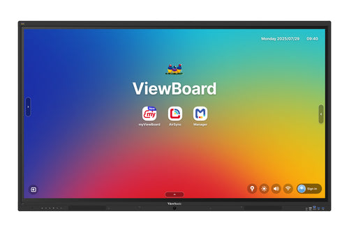 Viewsonic IFP9841 interactive whiteboard 2.49 m (98") 3840 x 2160 pixels Touchscreen Black USB