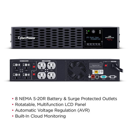 CyberPower Smart App Sinewave uninterruptible power supply (UPS) Line-Interactive 2 kVA 2000 W 8 AC outlet(s)